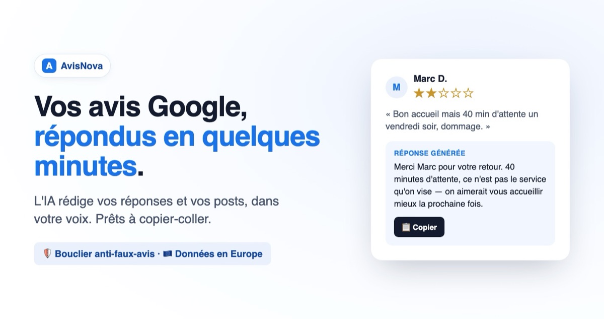Visuel de couverture de AvisNova